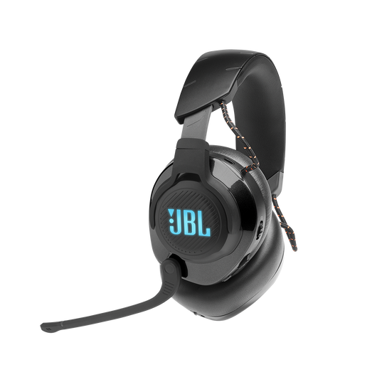 JBL Quantum 600 - Black - Wireless over-ear performance PC gaming headset with surround sound and game-chat balance dial - Hero